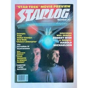 STARLOG #30 - 1980 January Featuring Star Trek On Cover VINTAGE